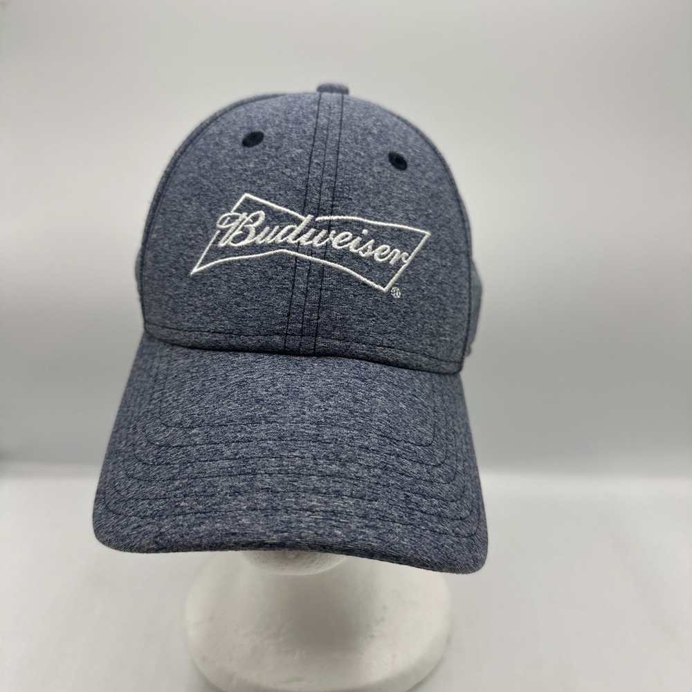 Budweiser Beer Embroidered Ball Cap Hat Snapback  Blue‎ One Size